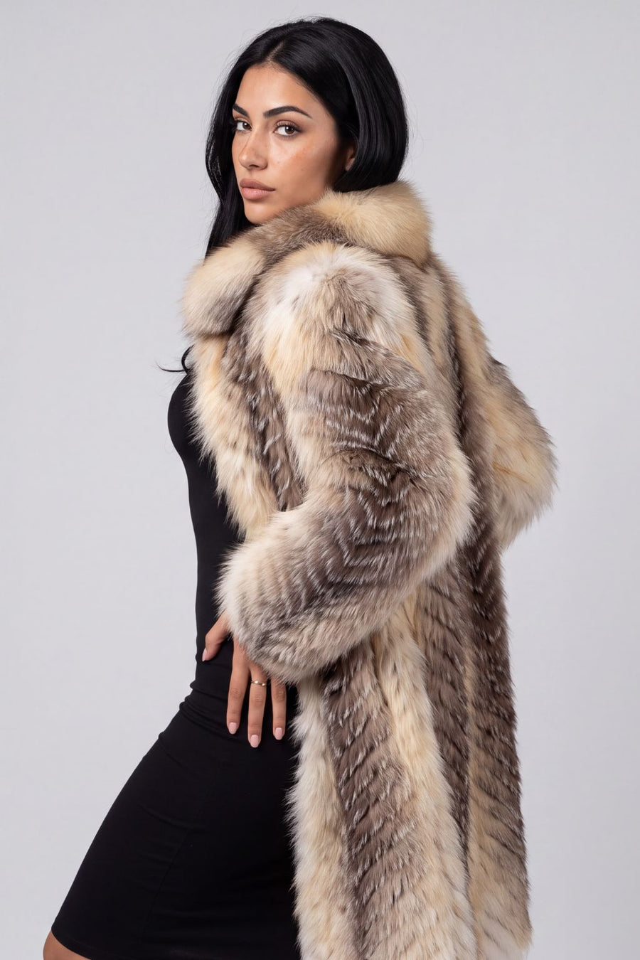 Manteau en fourrure femme long Héritage fourrure