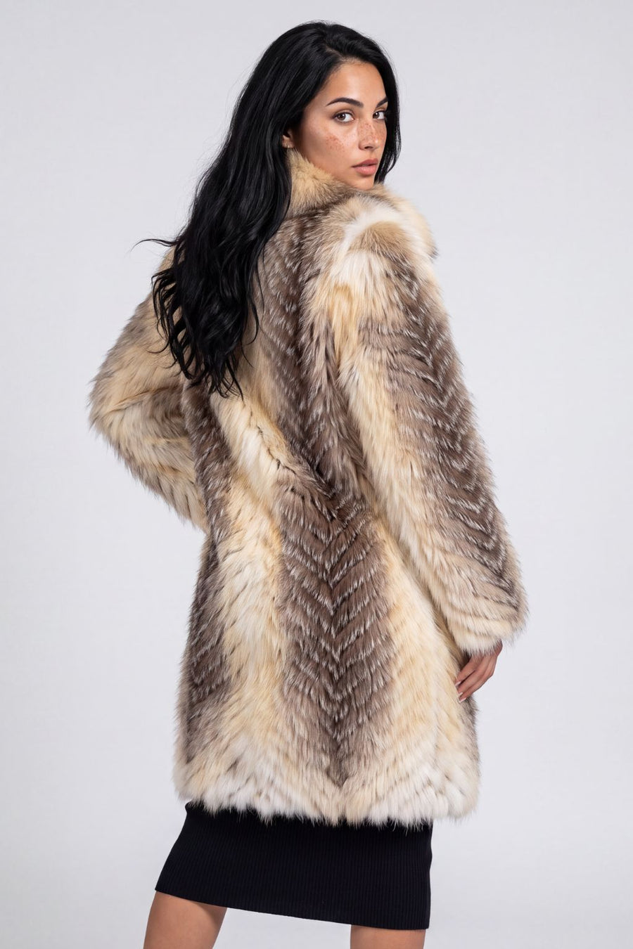 Manteau en fourrure femme long Héritage fourrure