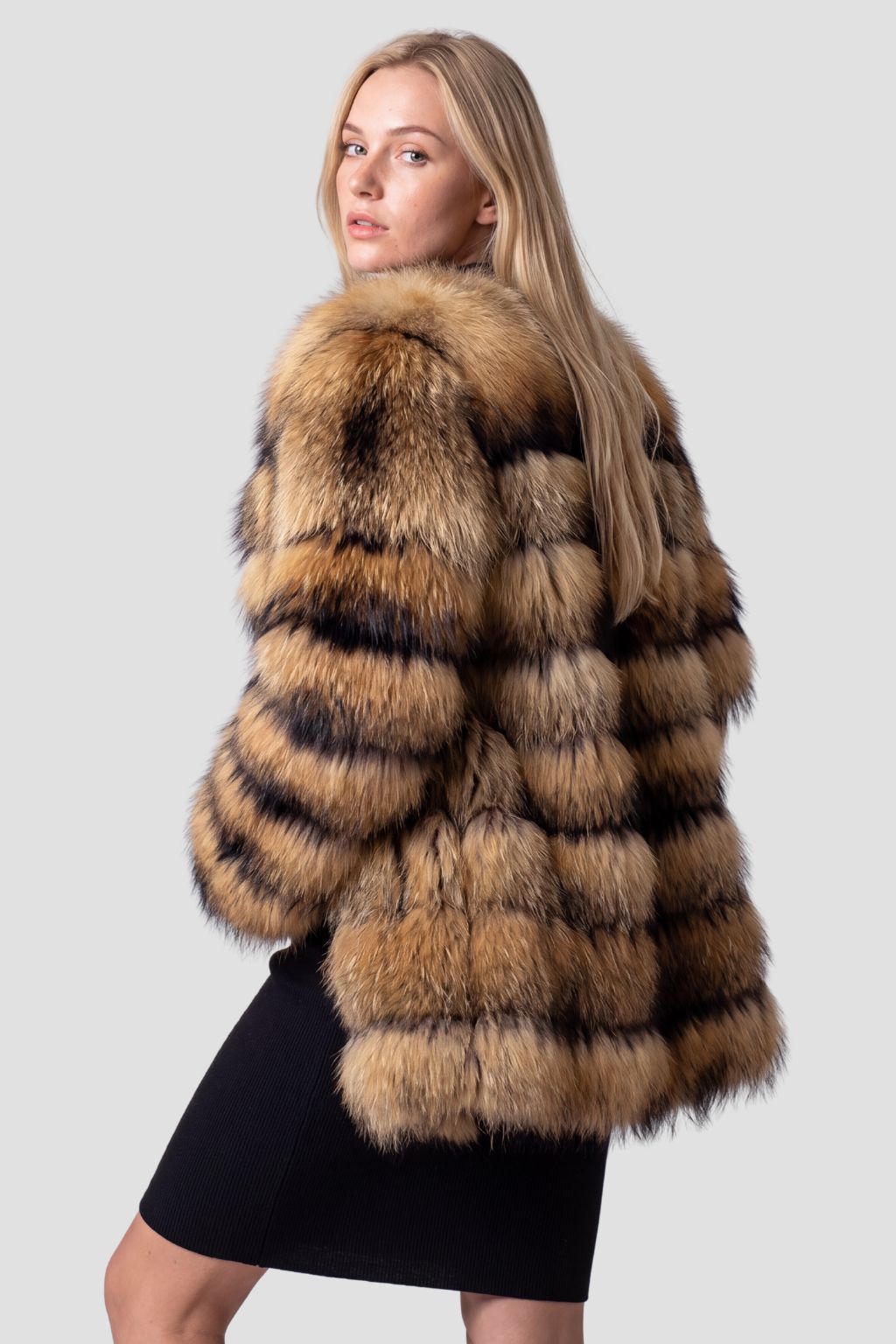 Manteau en fourrure femme mi long Héritage fourrure