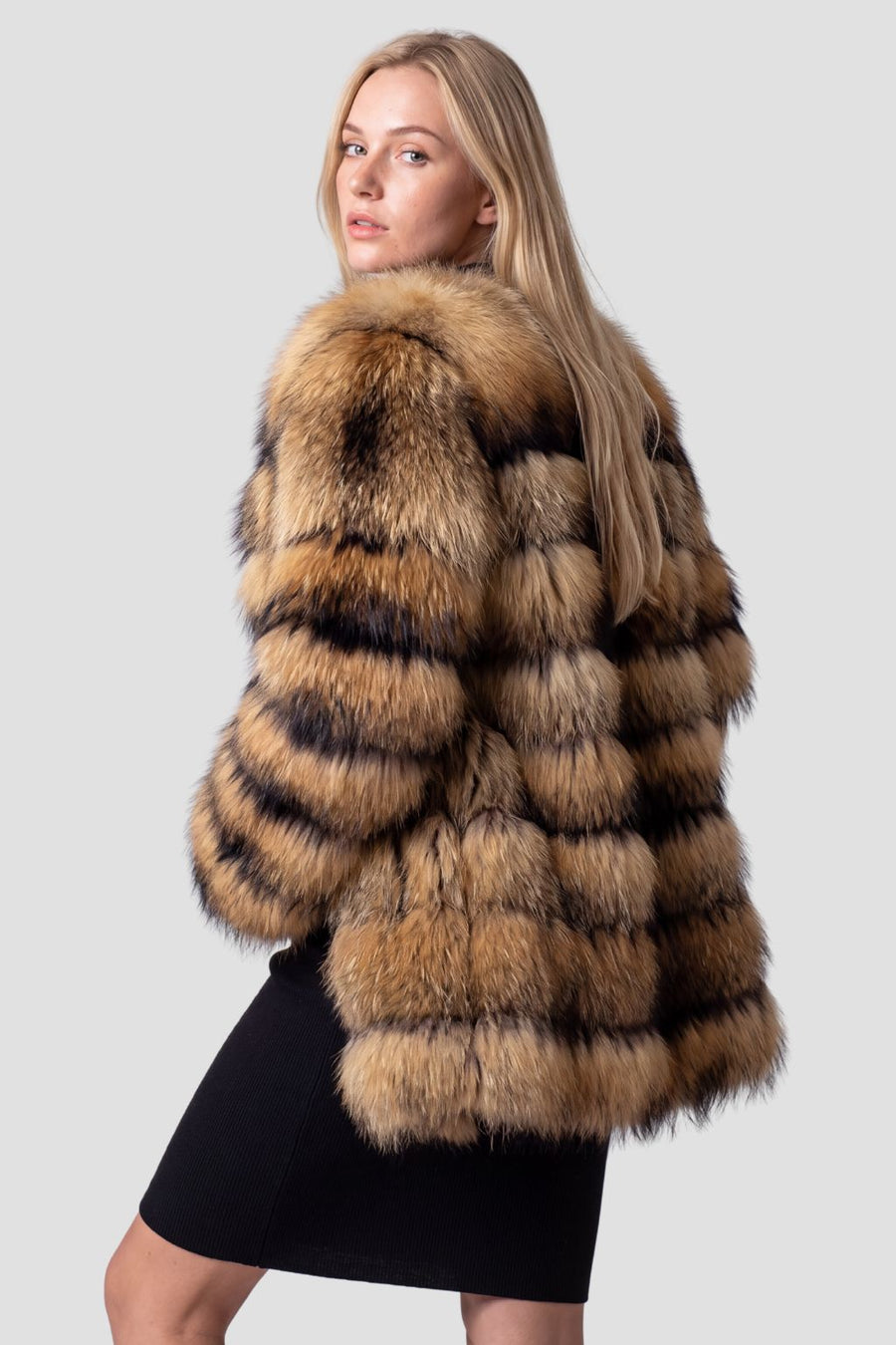 Manteau en fourrure femme mi long Héritage fourrure