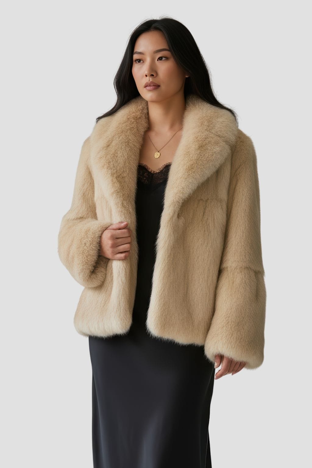 Manteau en fourrure femme poil court Héritage fourrure