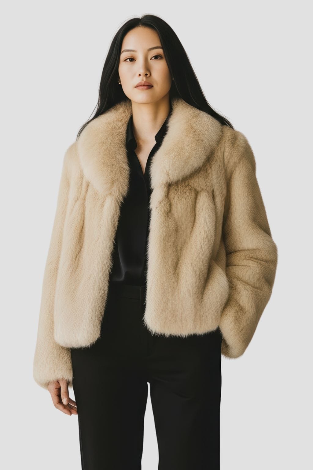 Manteau en fourrure femme poil court Héritage fourrure