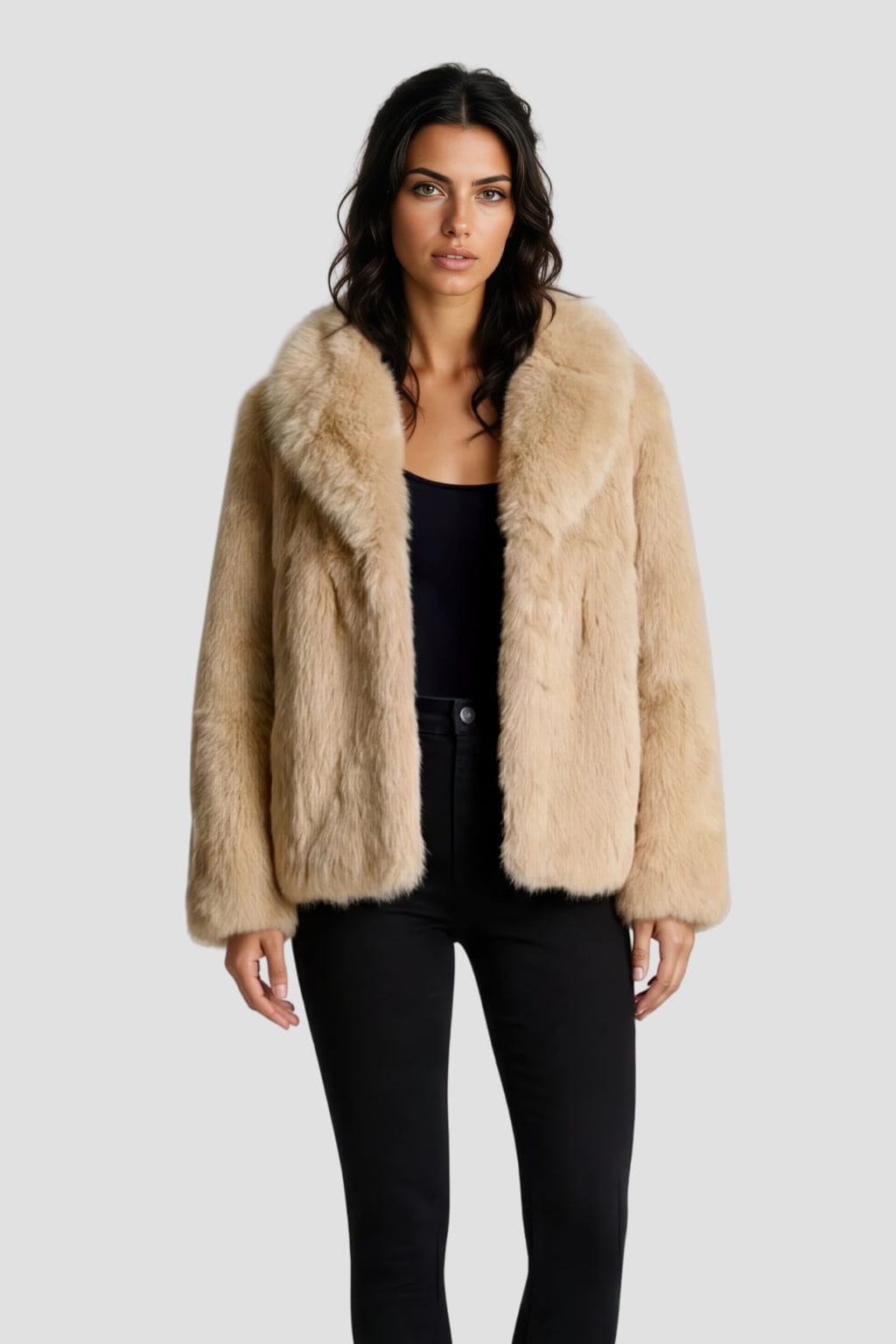 Manteau en fourrure femme poil court Héritage fourrure