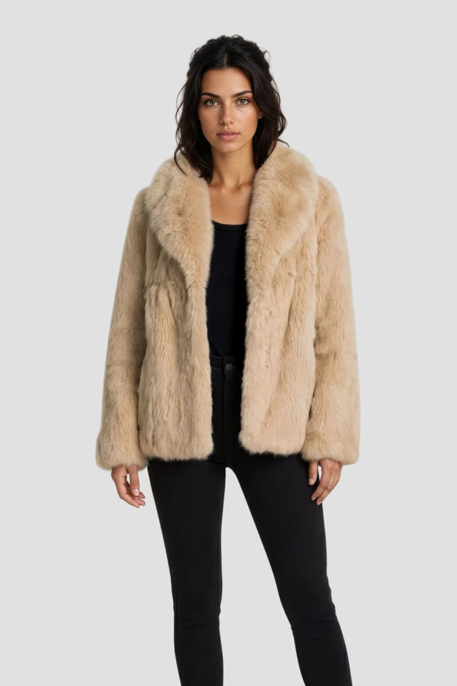 Manteau en fourrure femme poil court Héritage fourrure