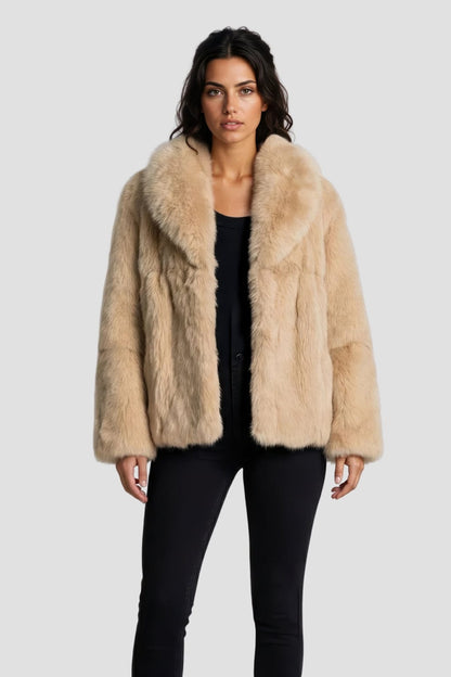 Manteau en fourrure femme poil court Héritage fourrure