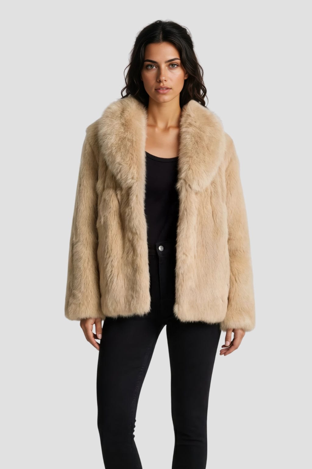 Manteau en fourrure femme poil court Héritage fourrure