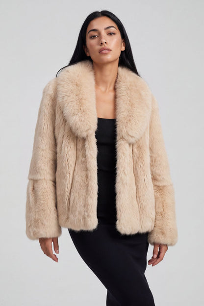 Manteau en fourrure femme poil court Héritage fourrure