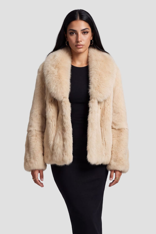 Manteau en fourrure femme poil court Héritage fourrure