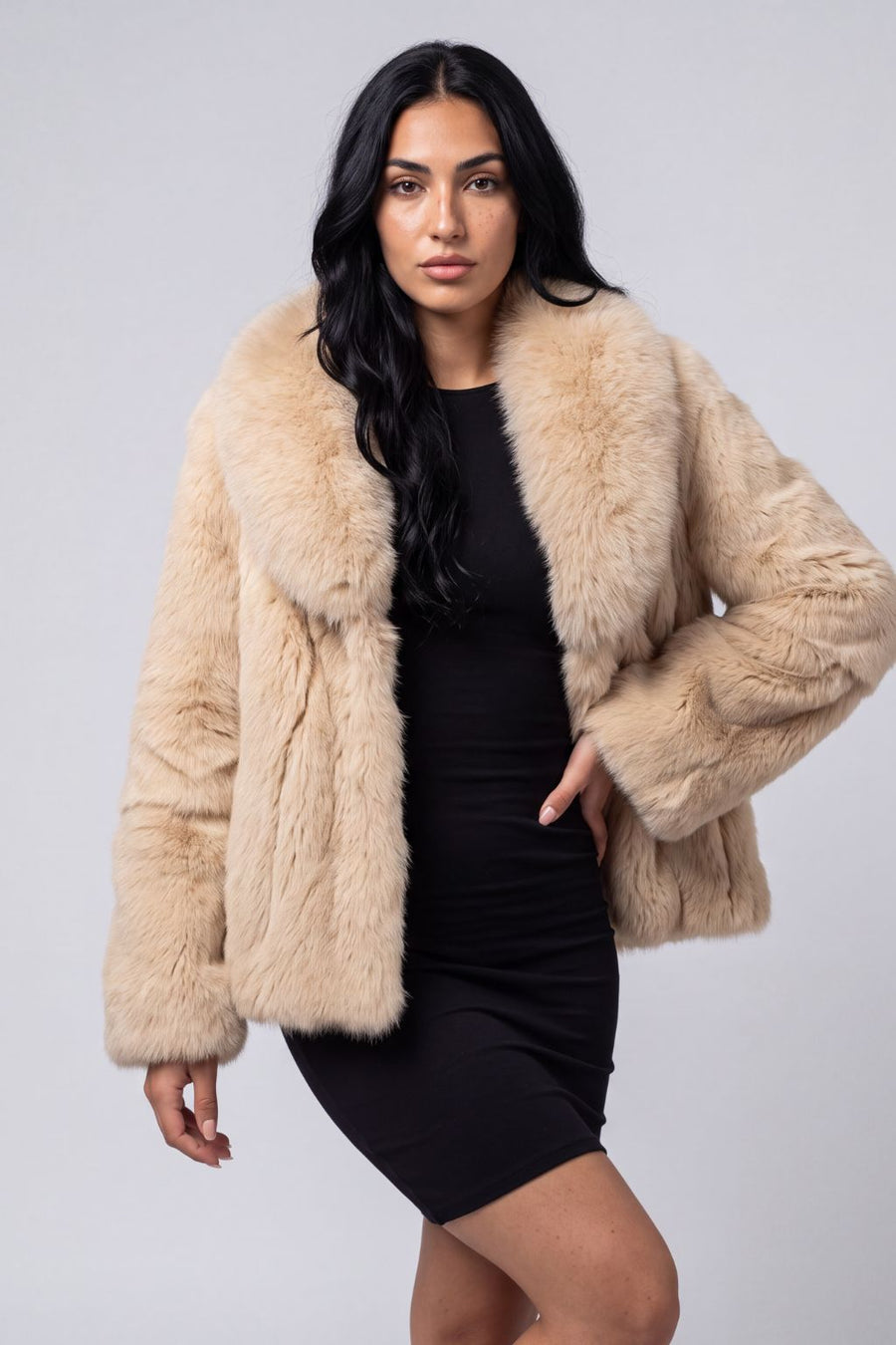 Manteau en fourrure femme poil court Héritage fourrure