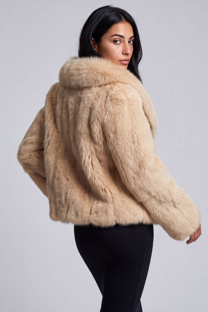 Manteau en fourrure femme poil court Héritage fourrure