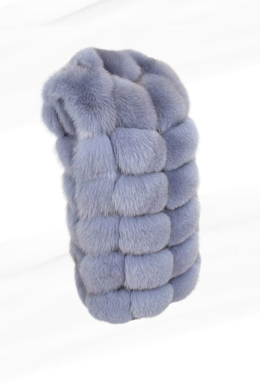 Manteau en fourrure femme violet Héritage fourrure
