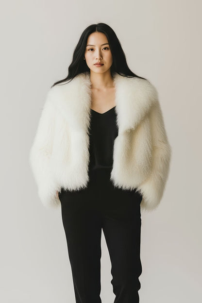 Manteau en fourrure mouton Héritage fourrure