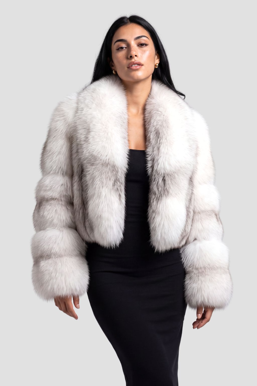 Manteau fourrure femme blanc Héritage fourrure
