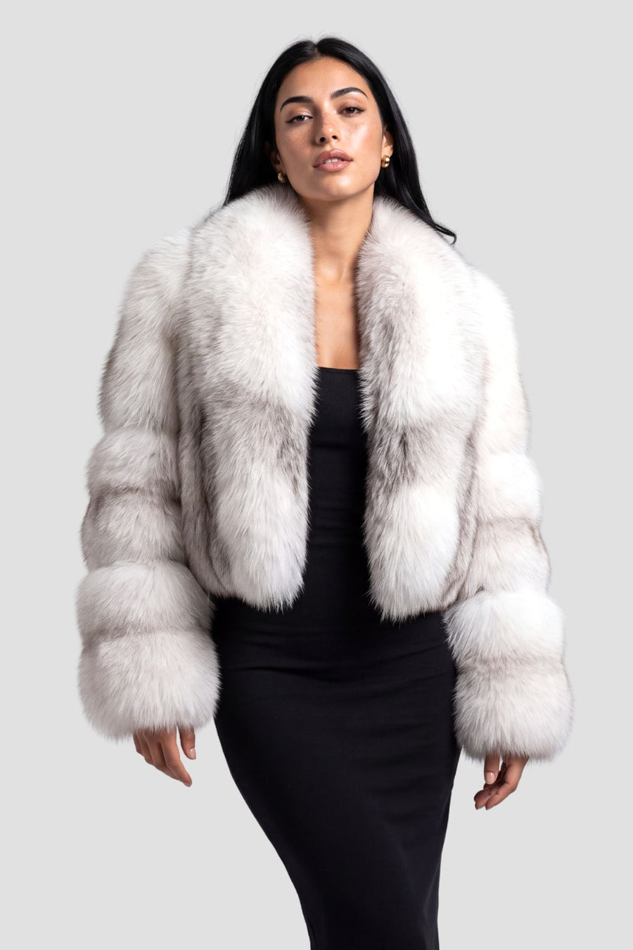 Manteau fourrure femme blanc Héritage fourrure