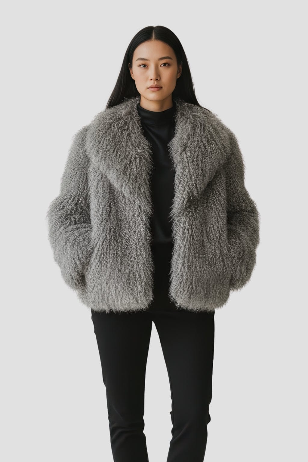 Manteau fourrure femme boucler Héritage fourrure