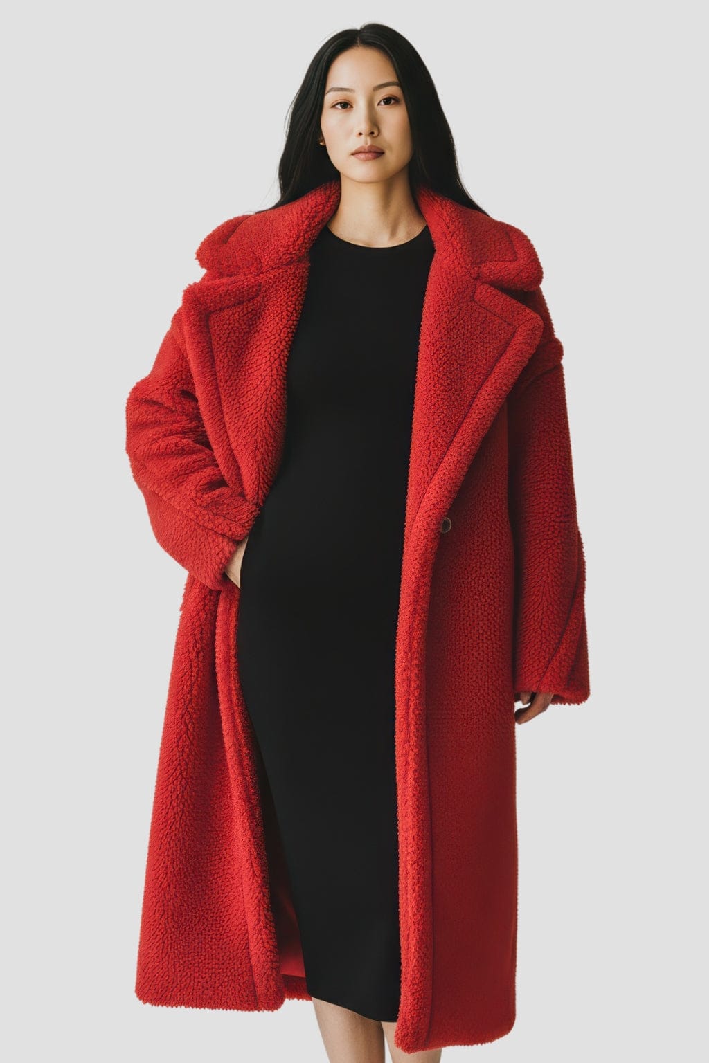 Manteau fourrure femme boucler Héritage fourrure