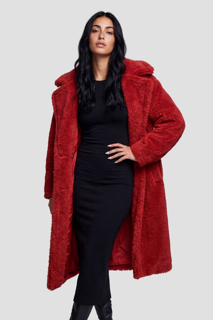 Manteau fourrure femme boucler Héritage fourrure