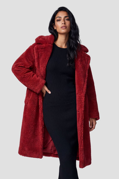 Manteau fourrure femme boucler Héritage fourrure