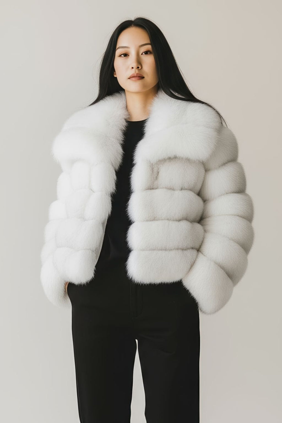 Manteau fourrure femme chaud Héritage fourrure