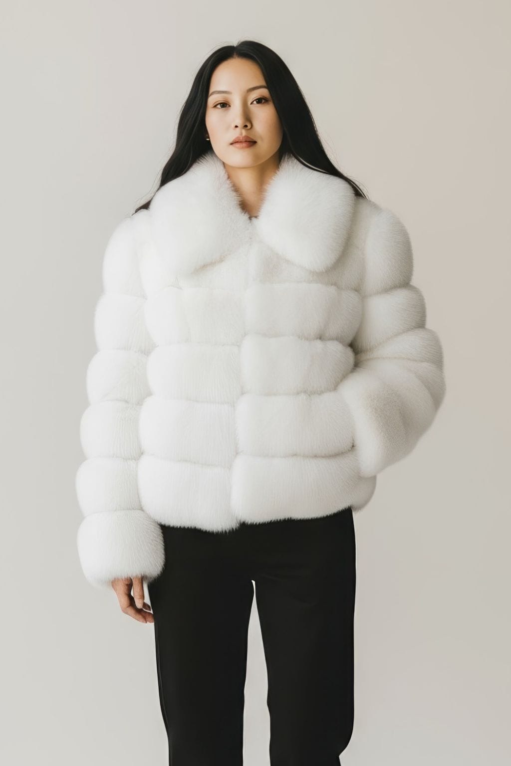 Manteau fourrure femme chaud Héritage fourrure