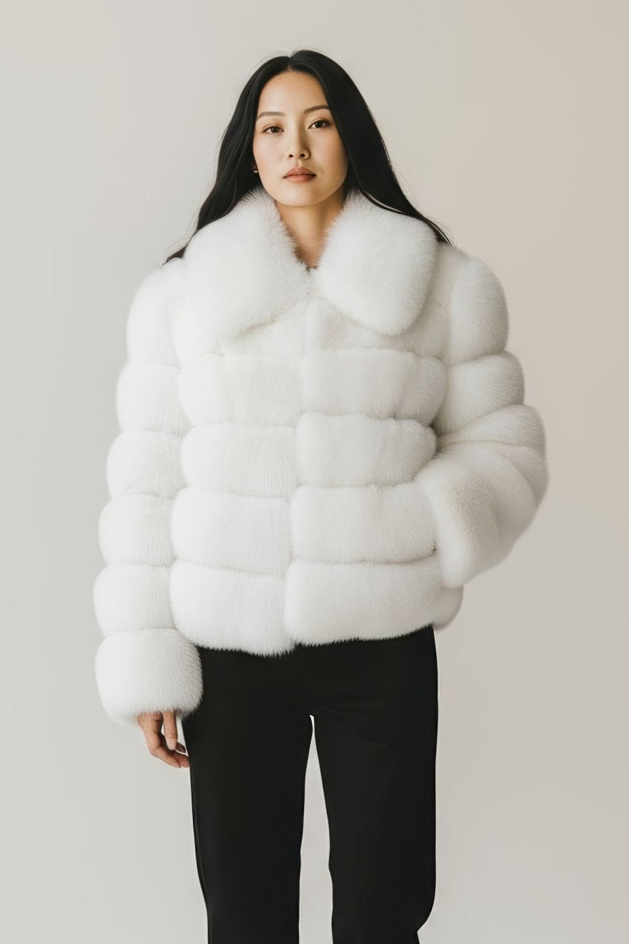 Manteau fourrure femme chaud Héritage fourrure