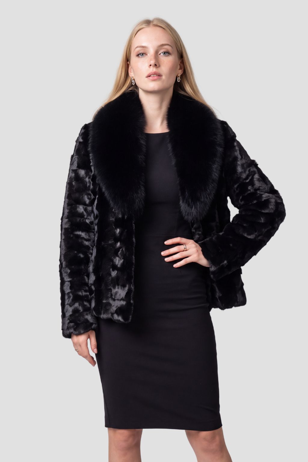 Manteau fourrure femme chaud Héritage fourrure
