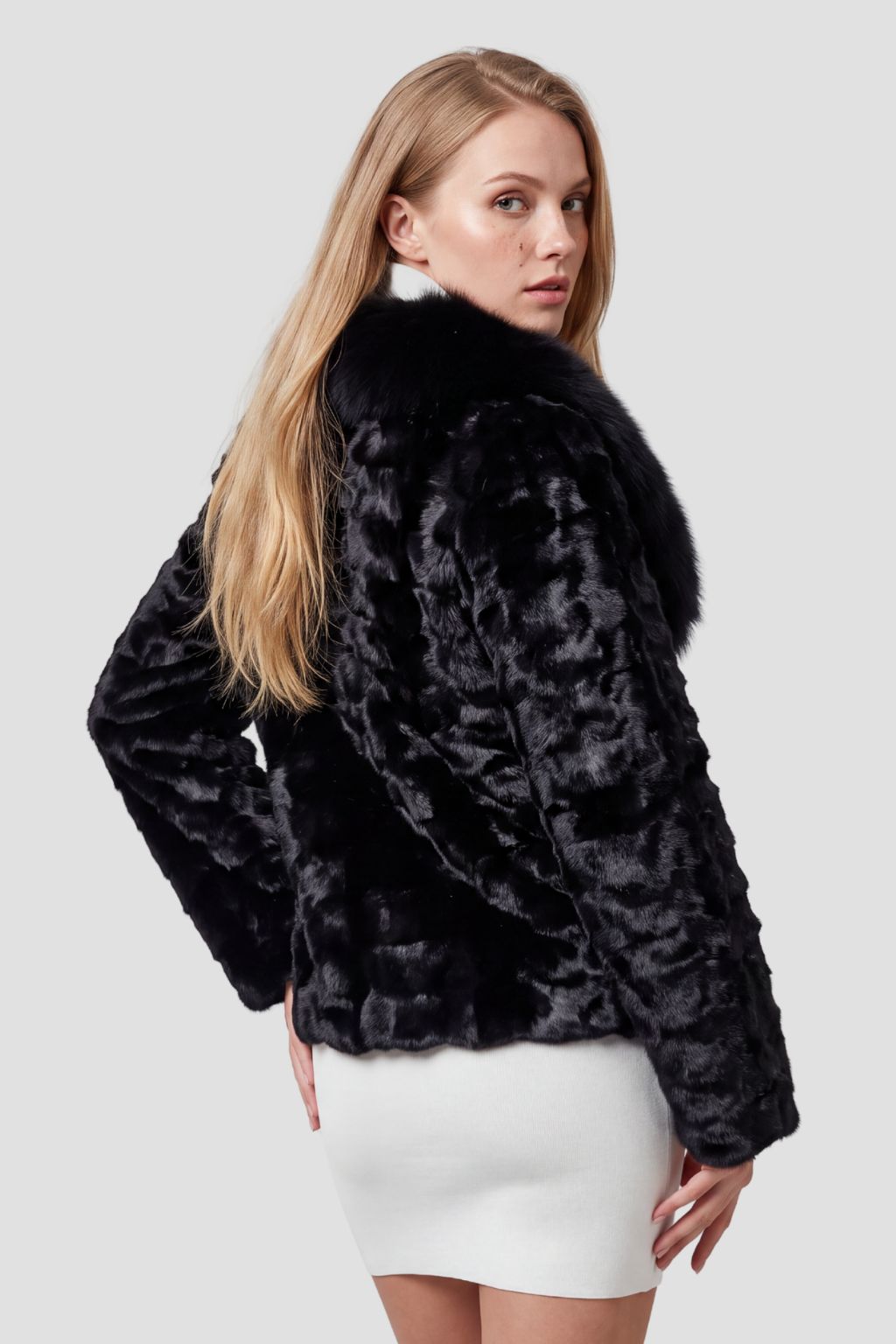 Manteau fourrure femme chaud Héritage fourrure