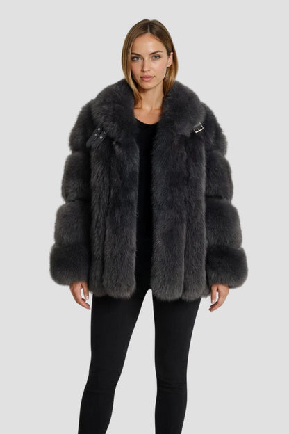 Manteau fourrure femme col Héritage fourrure