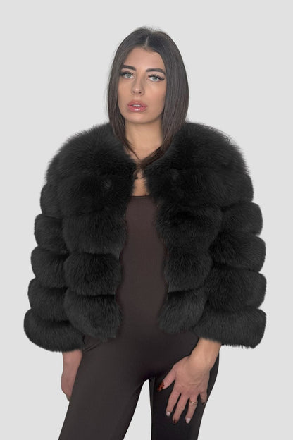 Manteau fourrure femme court Héritage fourrure