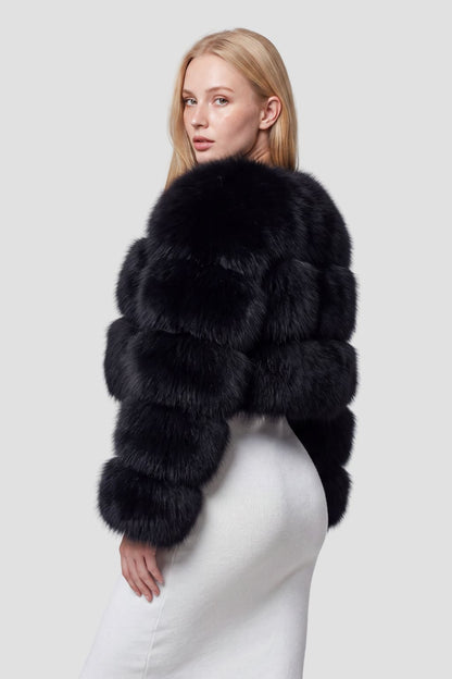 Manteau fourrure femme court Héritage fourrure