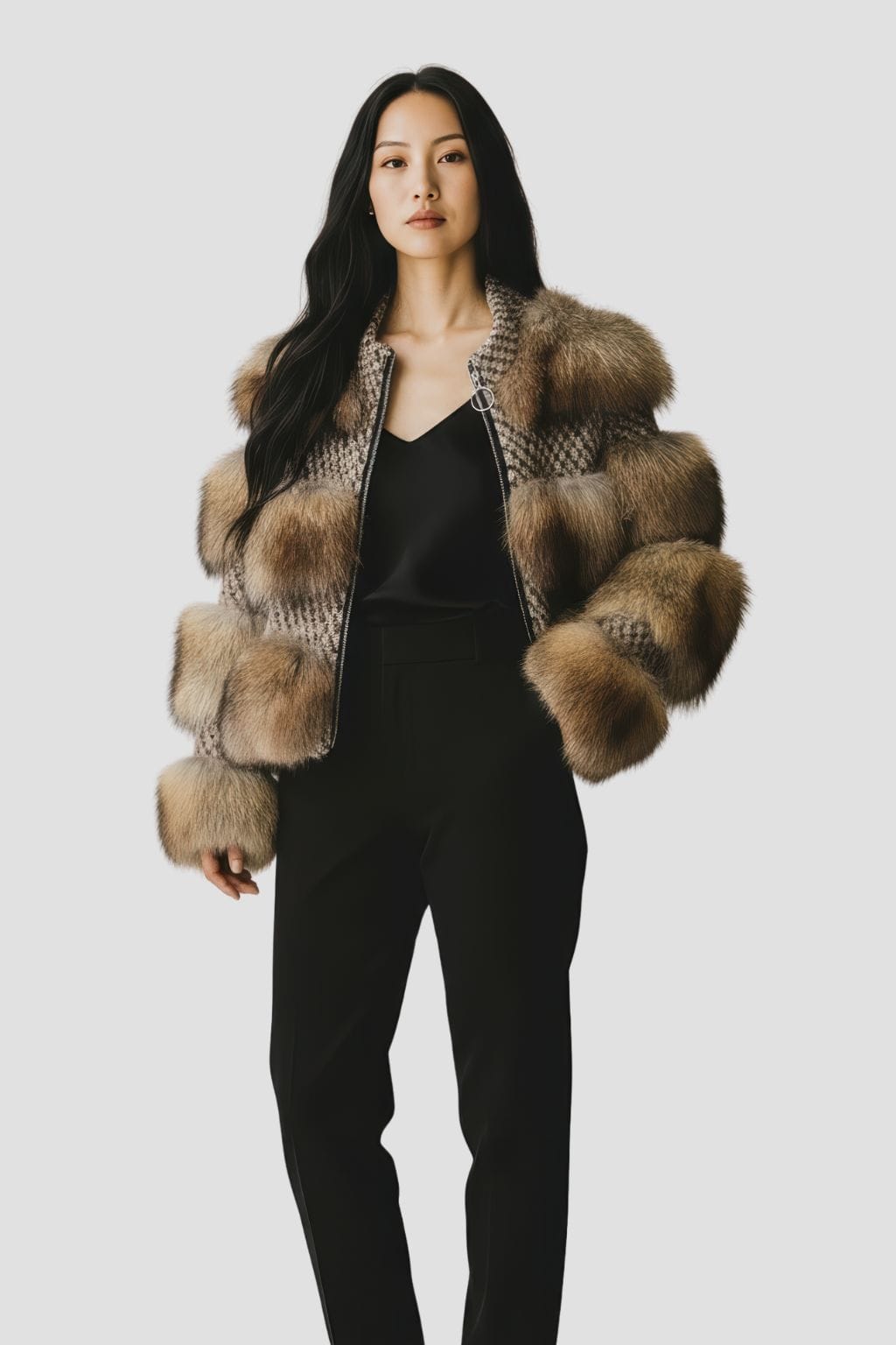 Manteau fourrure femme discret Héritage fourrure