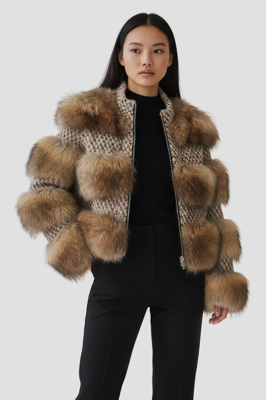 Manteau fourrure femme discret Héritage fourrure