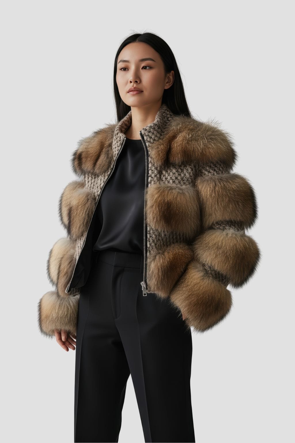 Manteau fourrure femme discret Héritage fourrure