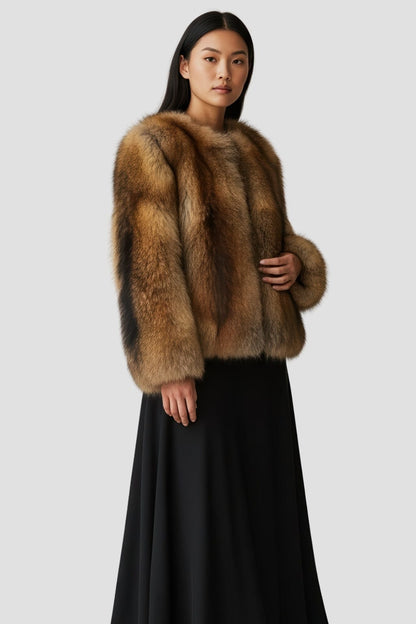 Manteau fourrure femme doux Héritage fourrure