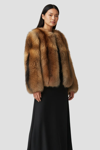 Manteau fourrure femme doux Héritage fourrure
