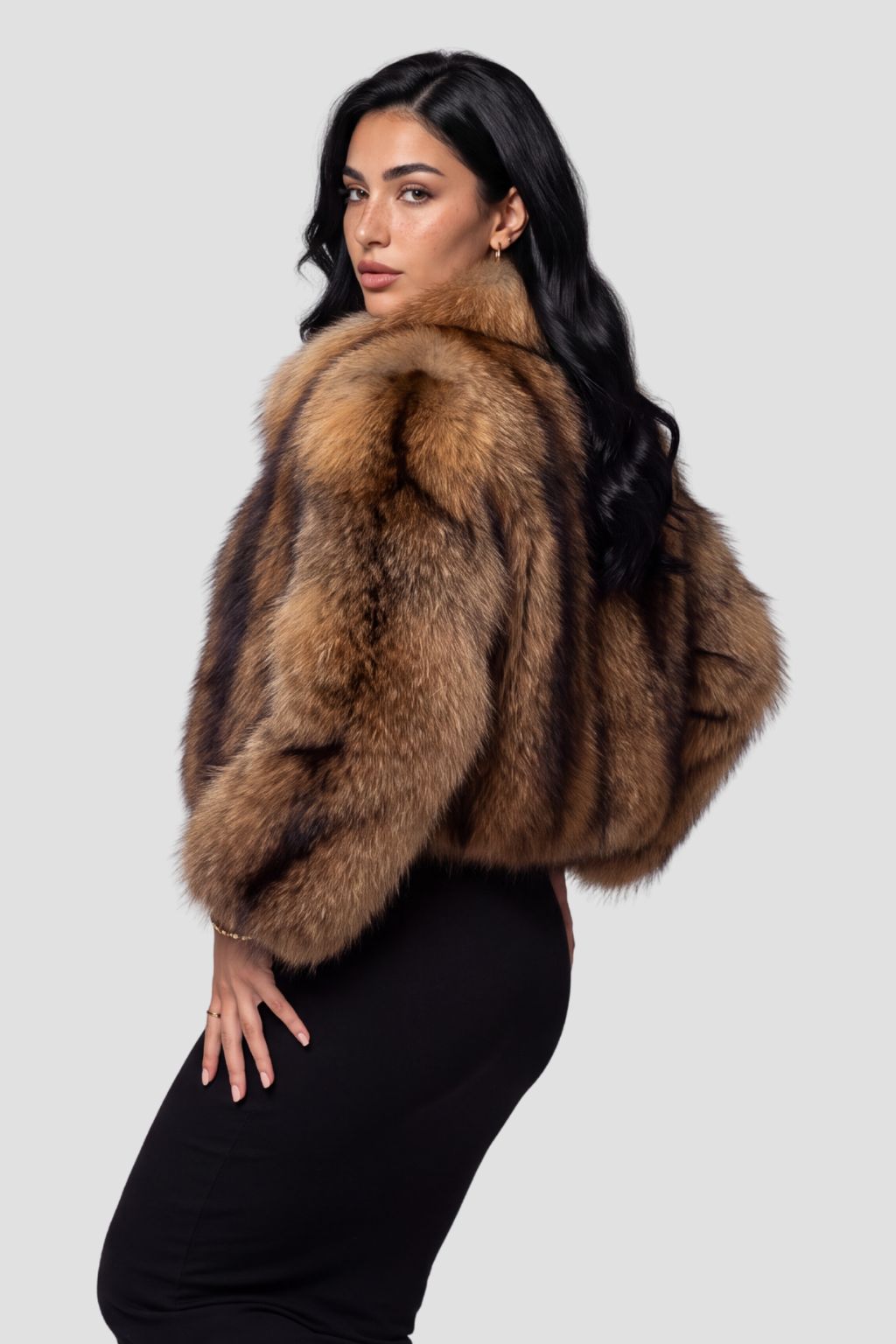 Manteau fourrure femme doux Héritage fourrure