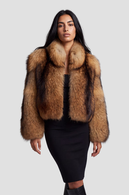 Manteau fourrure femme doux Héritage fourrure