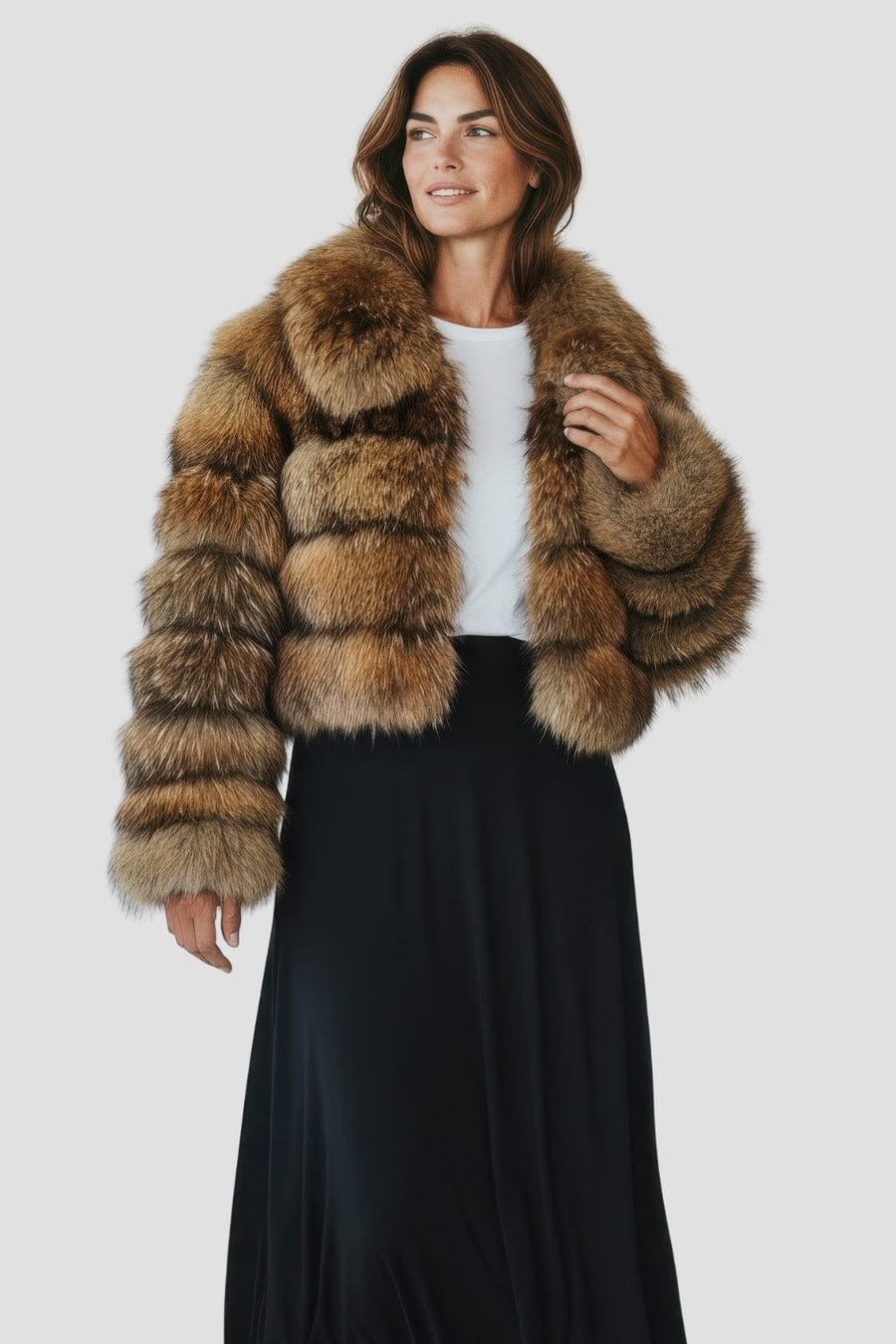 Manteau fourrure femme épais Héritage fourrure