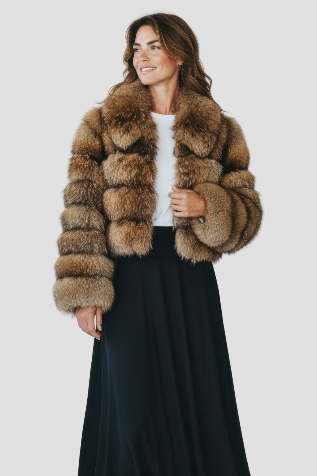 Manteau fourrure femme épais Héritage fourrure