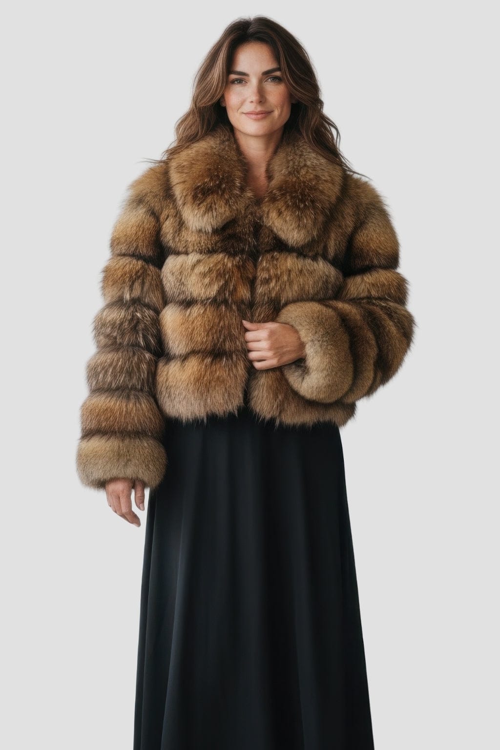 Manteau fourrure femme épais Héritage fourrure