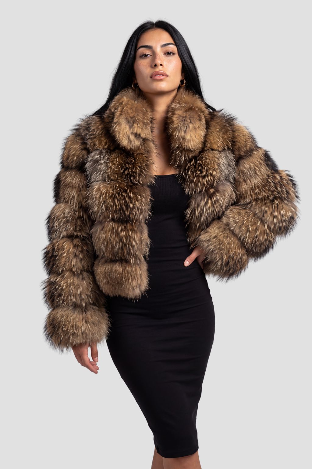 Manteau fourrure femme épais Héritage fourrure