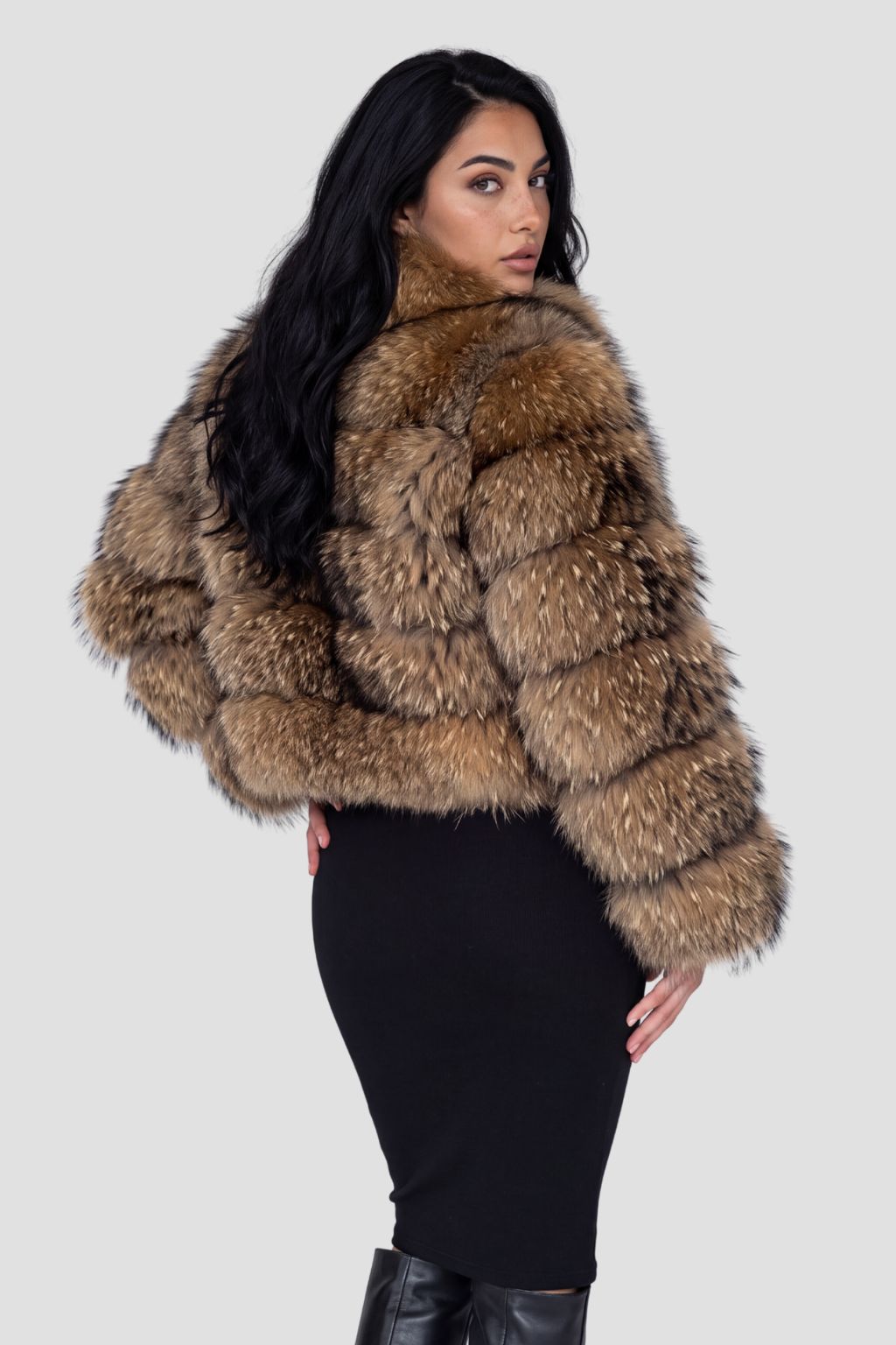 Manteau fourrure femme épais Héritage fourrure