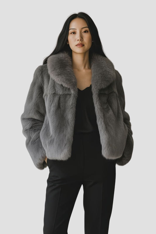 Manteau fourrure femme lapin Héritage fourrure