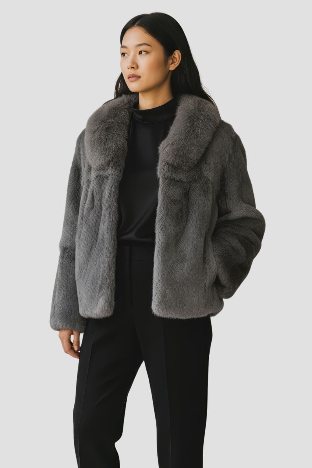 Manteau fourrure femme lapin Héritage fourrure