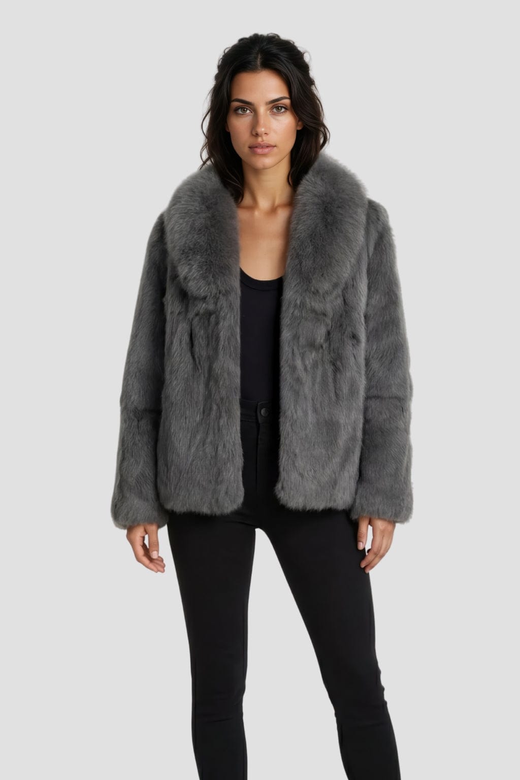 Manteau fourrure femme lapin Héritage fourrure