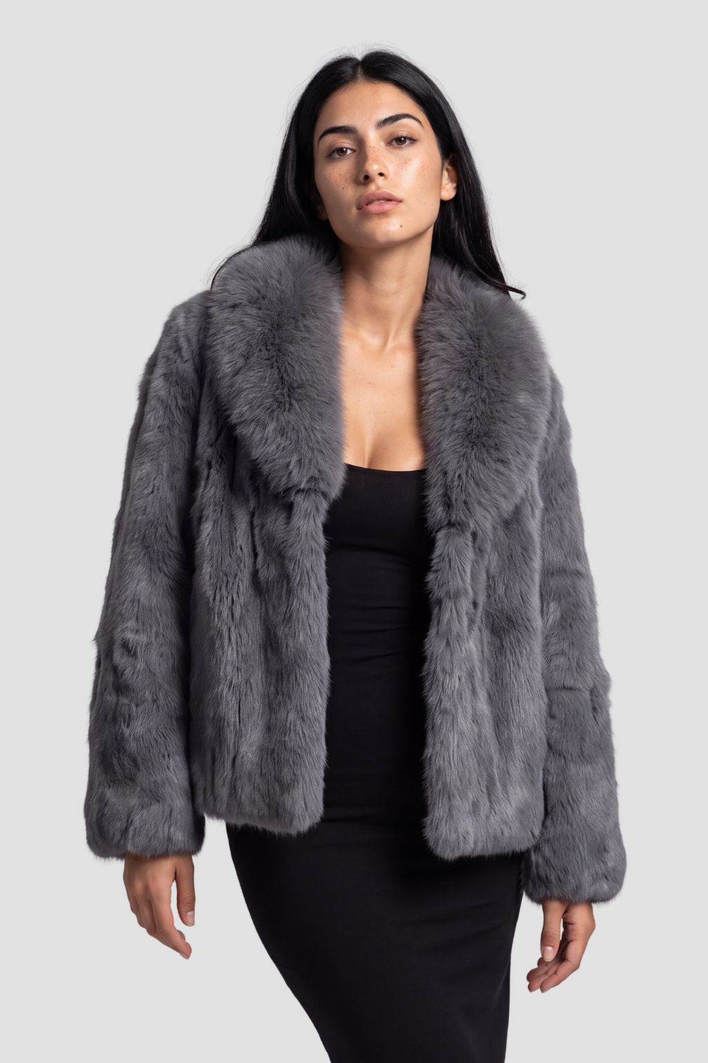 Manteau fourrure femme lapin Héritage fourrure