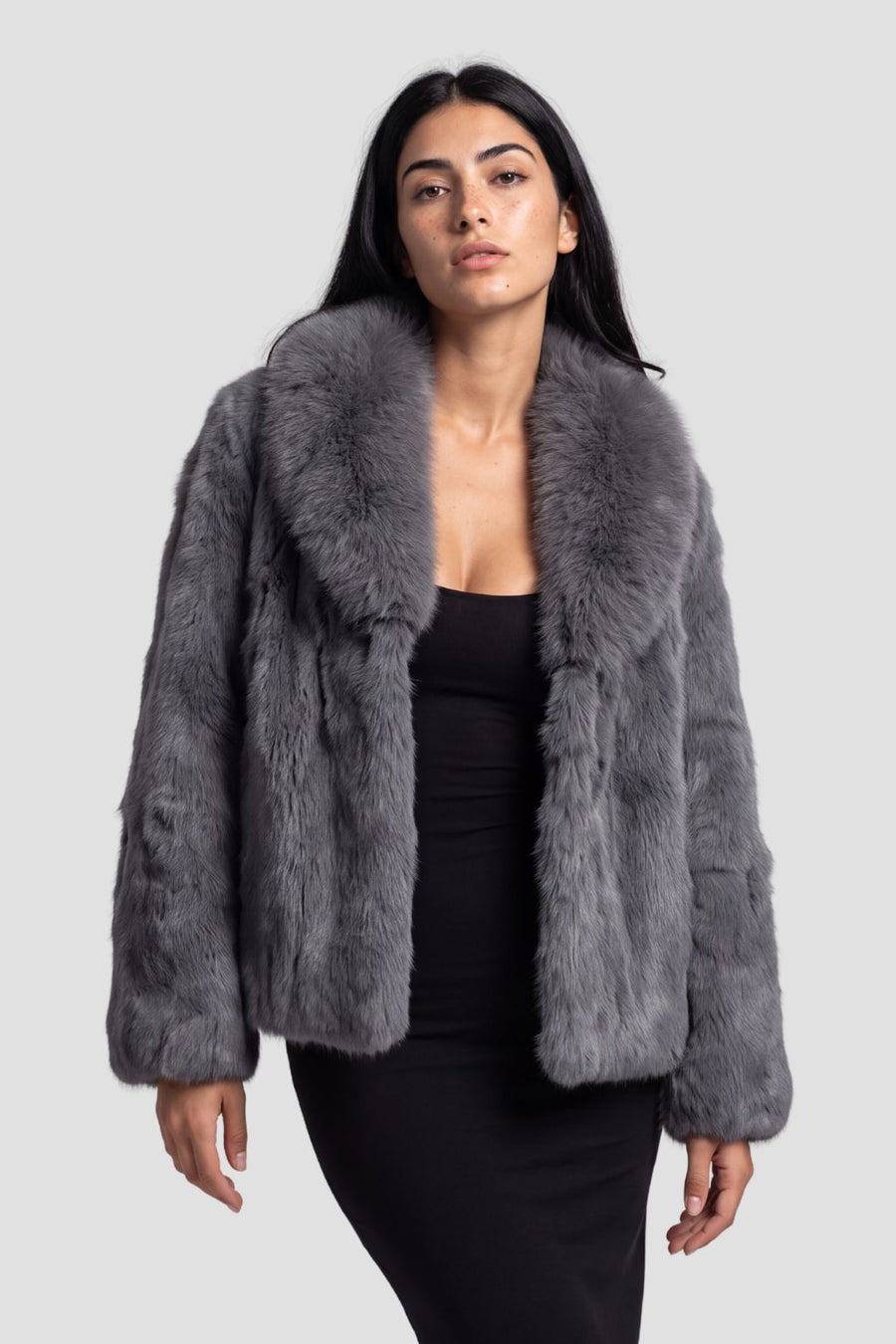 Manteau fourrure femme lapin Héritage fourrure