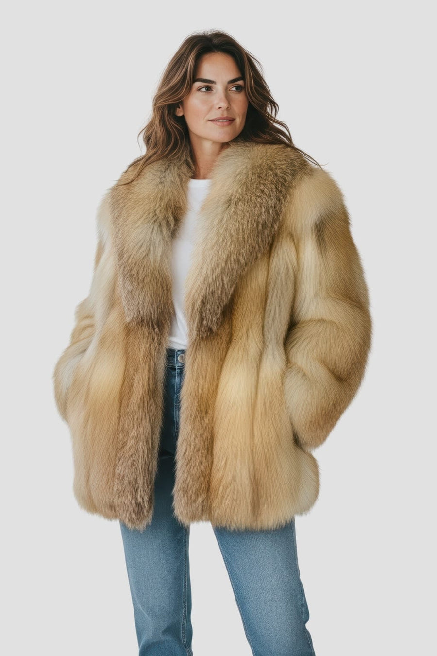 Manteau fourrure femme luxe Héritage fourrure