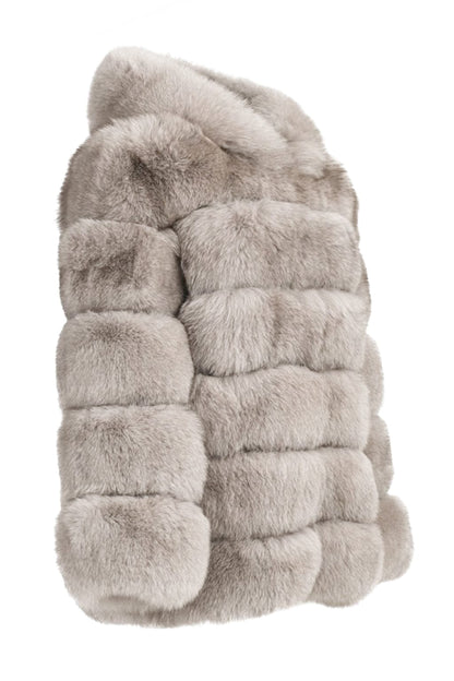 Manteau fourrure femme marron clair Héritage fourrure