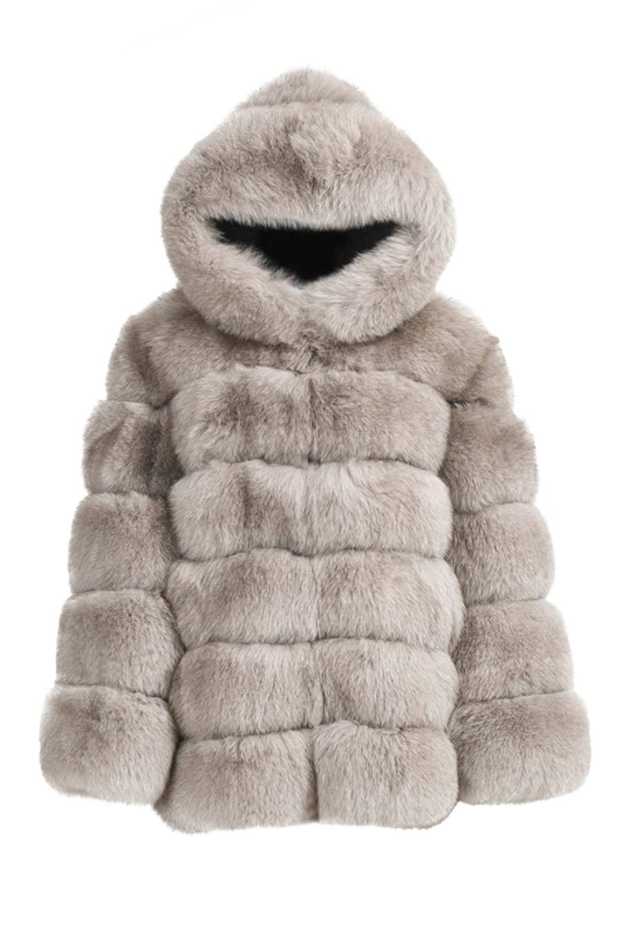 Manteau fourrure femme marron clair Héritage fourrure